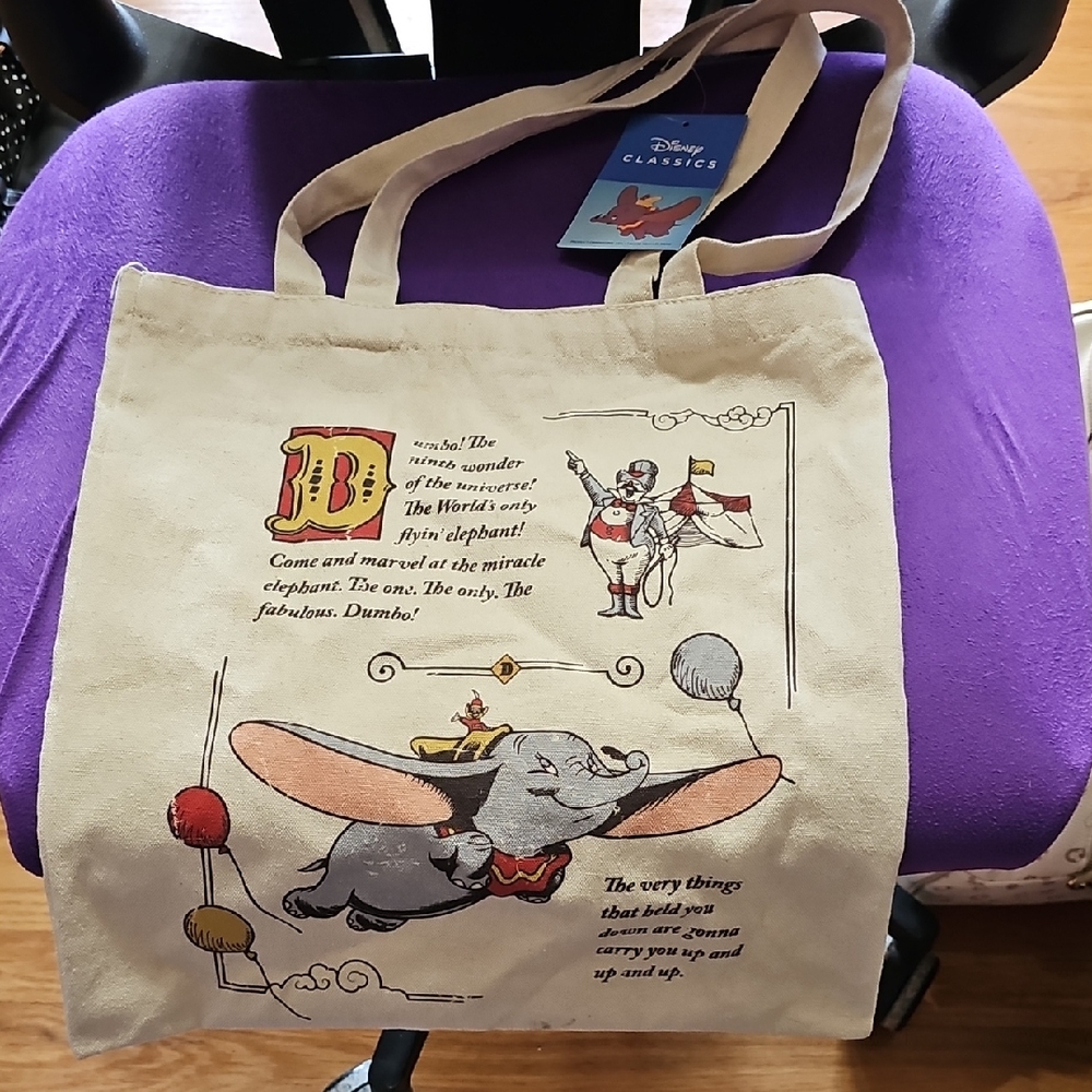 Disney Classics Beige Dumbo Tote
